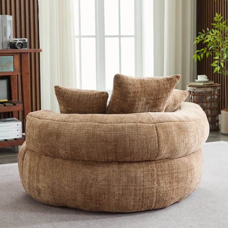 Chenille Armchair Bean Bag Chairs