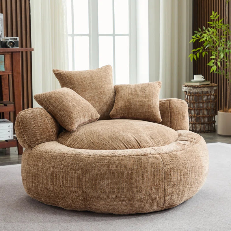 Chenille Armchair Bean Bag Chairs