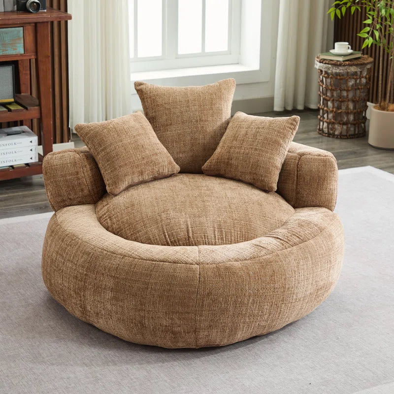 Chenille Armchair Bean Bag Chairs