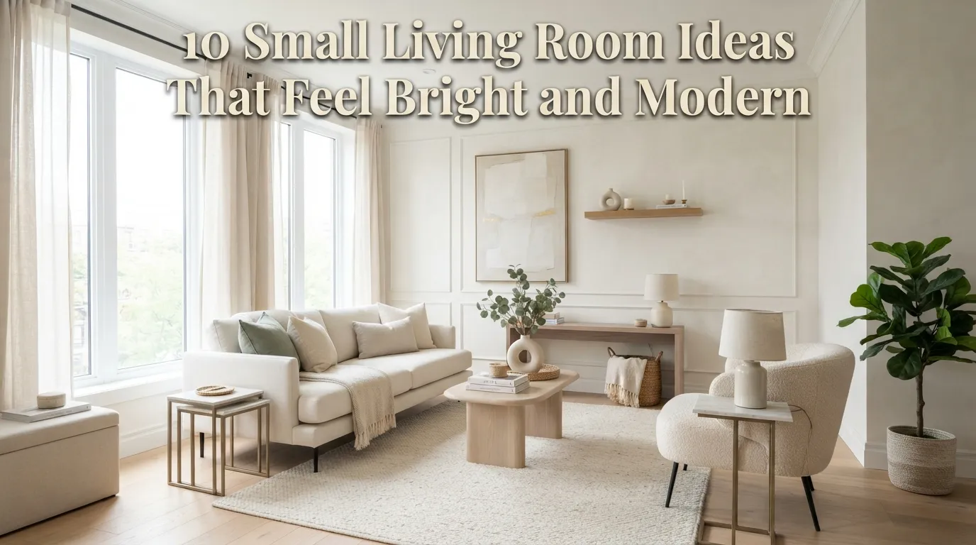 10 Small Living Room Ideas That Feel Bright and Modern
