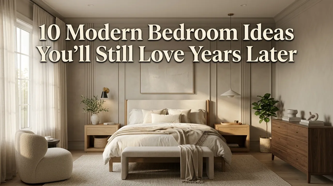 10 Modern Bedroom Ideas You'll Still Love Years Later