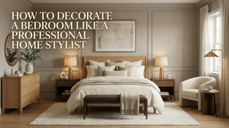 How to Decorate a Bedroom Like a Professional Home Stylist