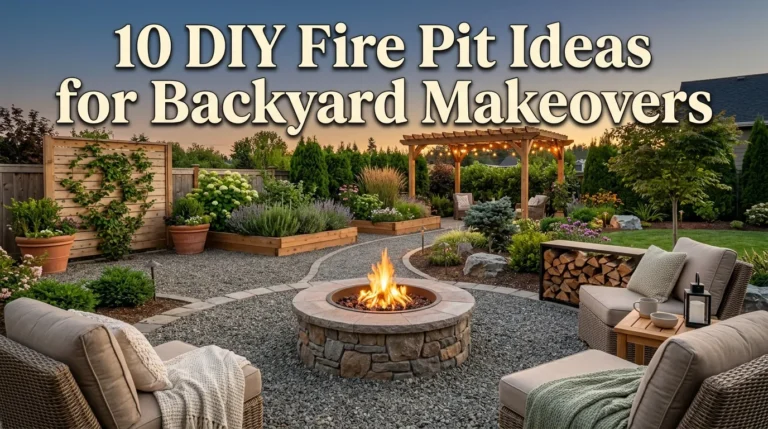 10 DIY Fire Pit Ideas for Backyard Makeovers