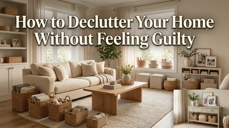How to Declutter Your Home Without Feeling Guilty